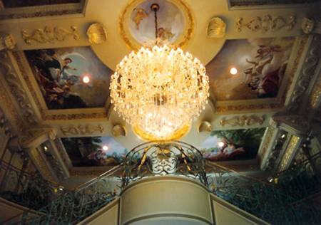 painted ceiling
