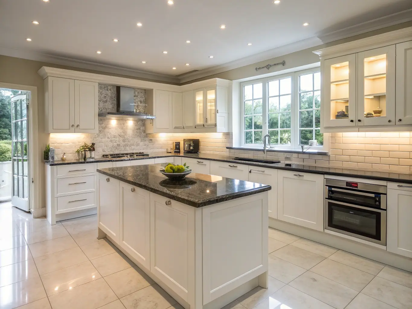A beautifully remodeled kitchen with updated appliances and custom cabinetry, reflecting Brian Head Design & Construction's expertise in transforming existing spaces.